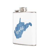 West Virginia Home houtnerf Heupfles (Links)