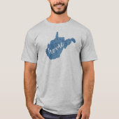 West Virginia Home houtnerf T-shirt (Voorkant)
