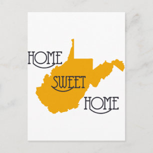West Virginia Home Sweet Home door U.S. Custom Ink Briefkaart