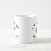 West Virginia Home Sweet Home Familie Monogram Mok (Center)