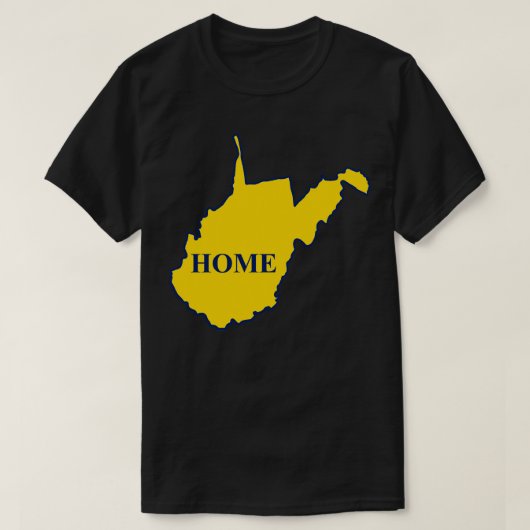 West Virginia Home TSshirt T-shirt (Design voorkant)