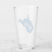 West Virginia-huis houtnerf Glas (Achterkant)