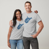 West Virginia-huis houtnerf T-shirt (Unisex)