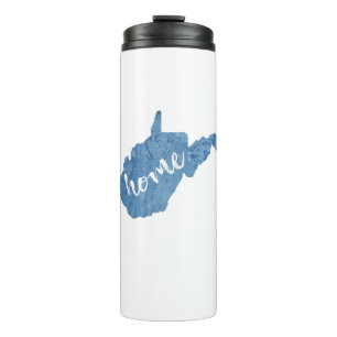 West Virginia-huis houtnerf Thermosbeker