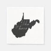 West Virginia, ik vind het hier een goed silhouet Servetten (Voorkant)