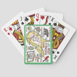 West Virginia Illustrated Playing Cards Pokerkaarten