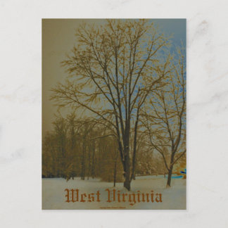 West Virginia in Snow Briefkaart