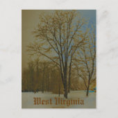 West Virginia in Snow Briefkaart (Voorkant)