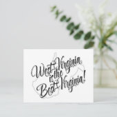 West Virginia is de beste Virginia Briefkaart (Staand voorkant)
