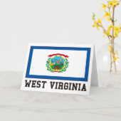 West Virginia Kaart (Gele Bloem)