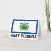 West Virginia Kaart (Voorkant)