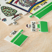 West Virginia  kaart puzzel (Zijkant)