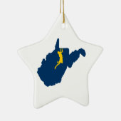 West-Virginia Keramisch Ornament (Rechts)