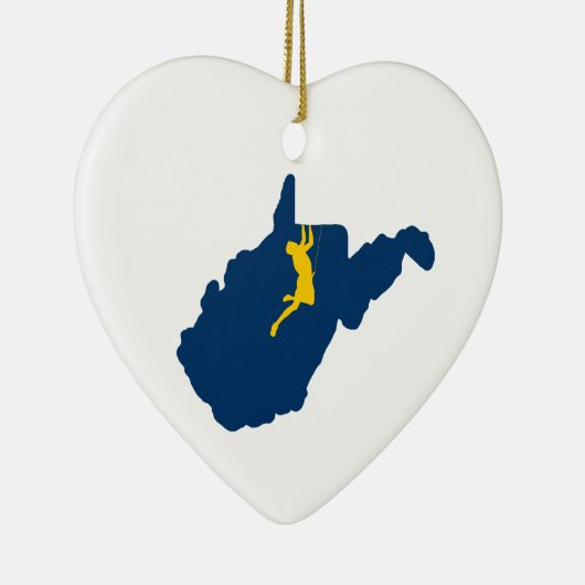 West-Virginia Keramisch Ornament (Rechts)