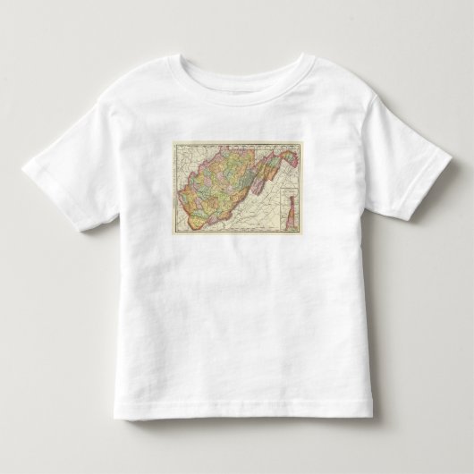 West Virginia Kinder Shirts (Voorkant)