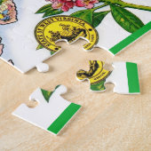 West Virginia Kleurrijke kaart Puzzel Legpuzzel (Zijkant)