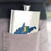 West Virginia Klimmen Heupfles (Voorbeeld)