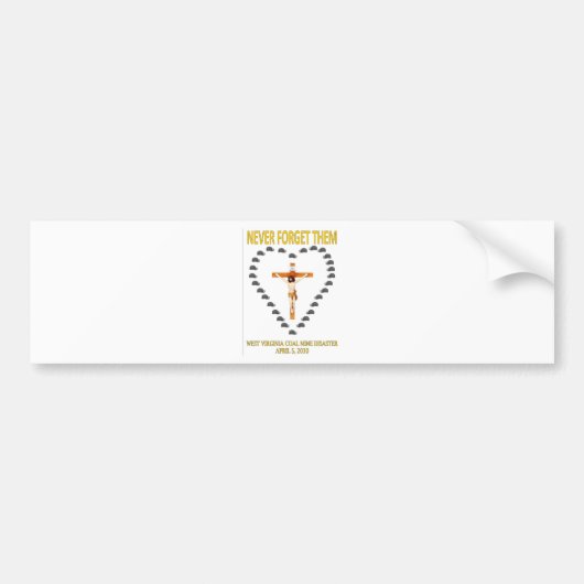 WEST-VIRGINIA-KOLMIJNRAMP BUMPERSTICKER (Voorkant)