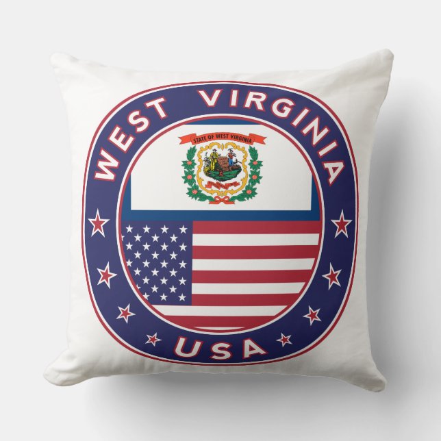 West Virginia Kussen (Voorkant)