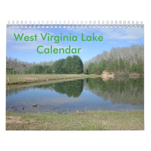 West Virginia Lake Calendar Kalender (Hoes)