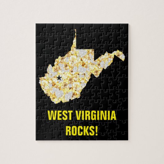 WEST VIRGINIA LEGPUZZEL (Verticaal)