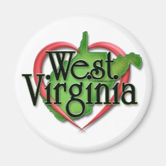 West Virginia Love Hug Magneet