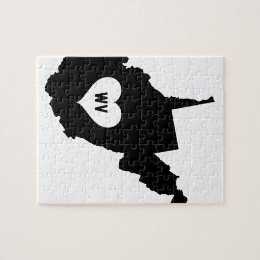 West Virginia Love Legpuzzel (Horizontaal)