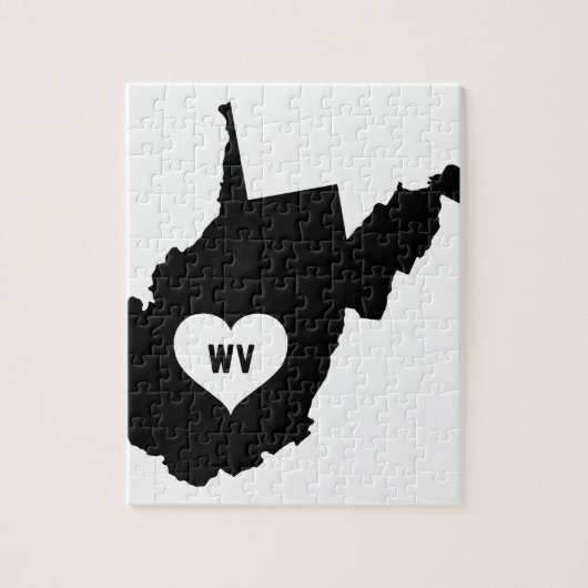 West Virginia Love Legpuzzel (Verticaal)