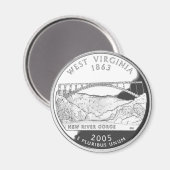 West Virginia Magneet (Voorkant / Achterkant)
