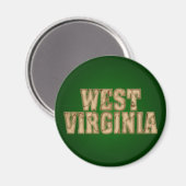 West Virginia  Magneet (Voorkant / Achterkant)