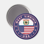 West Virginia Magneet (Voorkant / Achterkant)