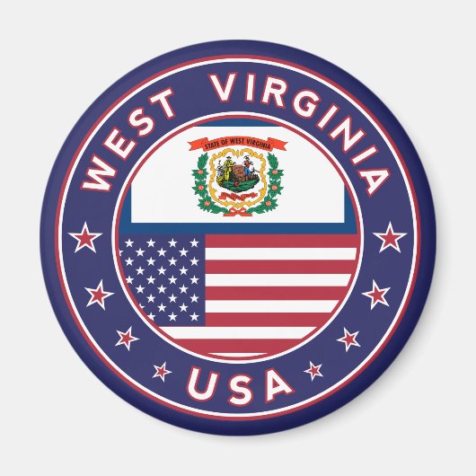 West Virginia Magneet (Voorkant)