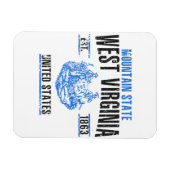 West Virginia Magneet (Horizontaal)