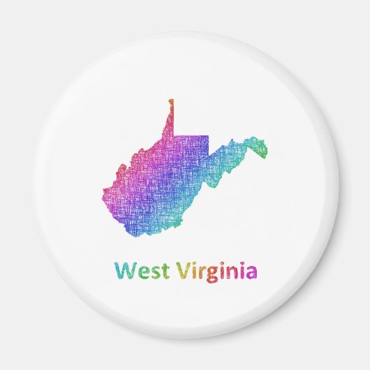 West Virginia Magneet (Voorkant)