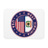 West Virginia Magneet (Horizontaal)