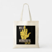 West Virginia Map WV Middle Finger Funny WV Souven Tote Bag (Achterkant)