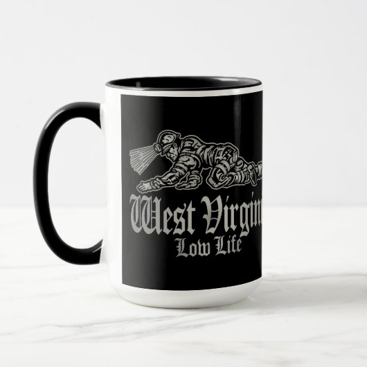 WEST-VIRGINIA met lage levensduur Mok (Links)