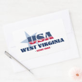 West Virginia Mijn thuisstaat Sticker (Envelop)