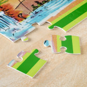 West Virginia Monongahela Valley Kaart Legpuzzel (Zijkant)