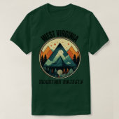 West Virginia Mountain Majesty 3 T-shirt (Design voorkant)