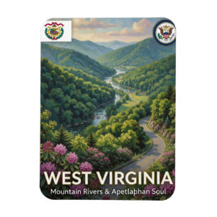 West Virginia Mountain State Erfgoed 🏔️ Magneet