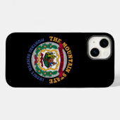 WEST VIRGINIA MOUNTAIN STATE FLAG Case-Mate iPhone CASE (Achterkant (horizontaal))