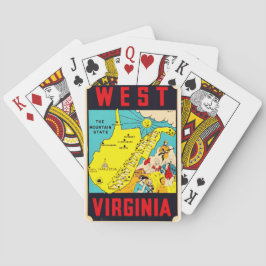 West Virginia Mountain State Speelkaarten