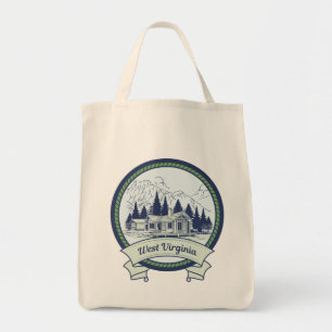 West Virginia Mountains Tote Bag