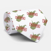 West Virginia Native met West Virginia Map Stropdas (Opgerold)