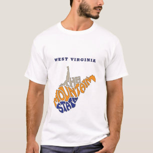 West Virginia Nickname Word Art T-shirt