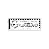 West Virginia Notary Zelfinking Rubber Stamp Zelfinktende Stempel (Design)