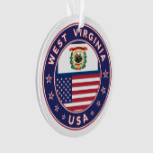 West Virginia Ornament (voorkant)