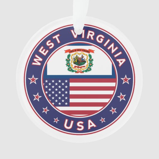West Virginia Ornament (voorkant)