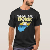 West Virginia Outdoor, neem me mee naar het thuisg T-shirt (Voorkant)